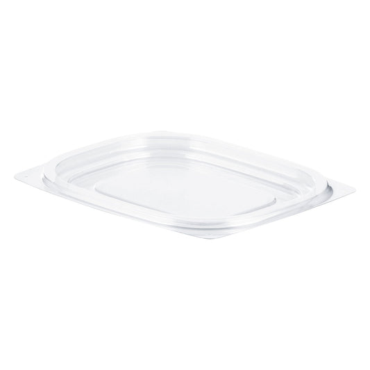 Dart ClearPac Clear Container Lids, 4.1 x 4.9, Clear, Plastic, 1,008/Carton