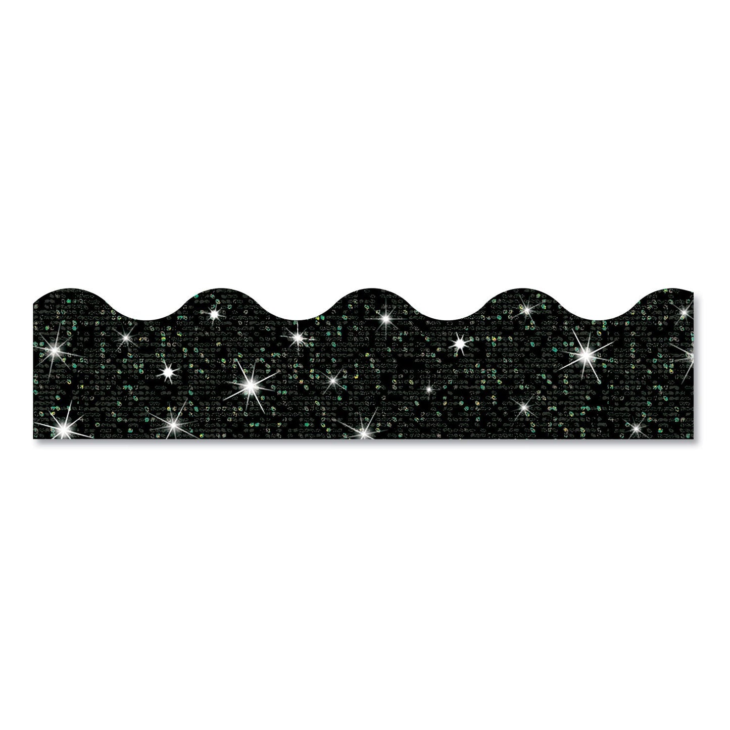 TREND Terrific Trimmers Sparkle Border, 2.75" x 32 ft, Black