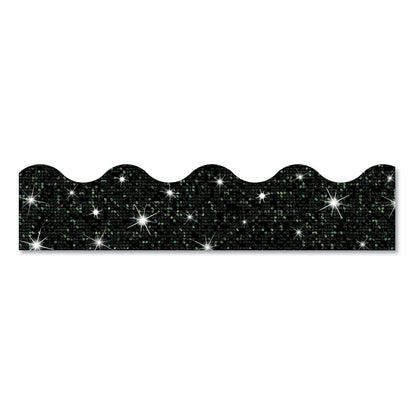 TREND Terrific Trimmers Sparkle Border, 2.75" x 32 ft, Black