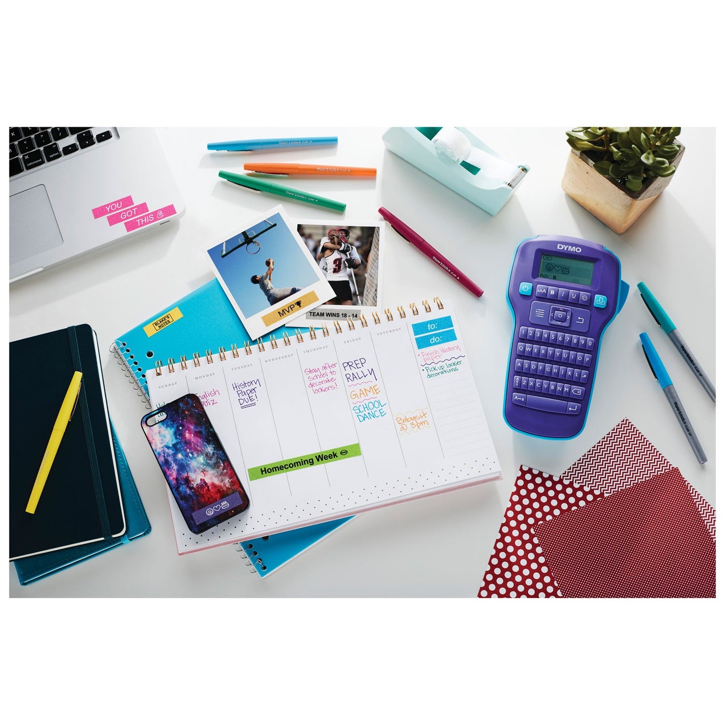 DYMO COLORPOP! Color Label Maker, 1 Line, 6.3 x 2.56 x 10.43