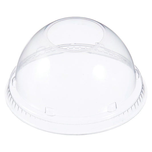 Dart Lids for Foam Cups and Containers, Fits 12 oz to 24 oz Cups, Clear, 1,000/Carton