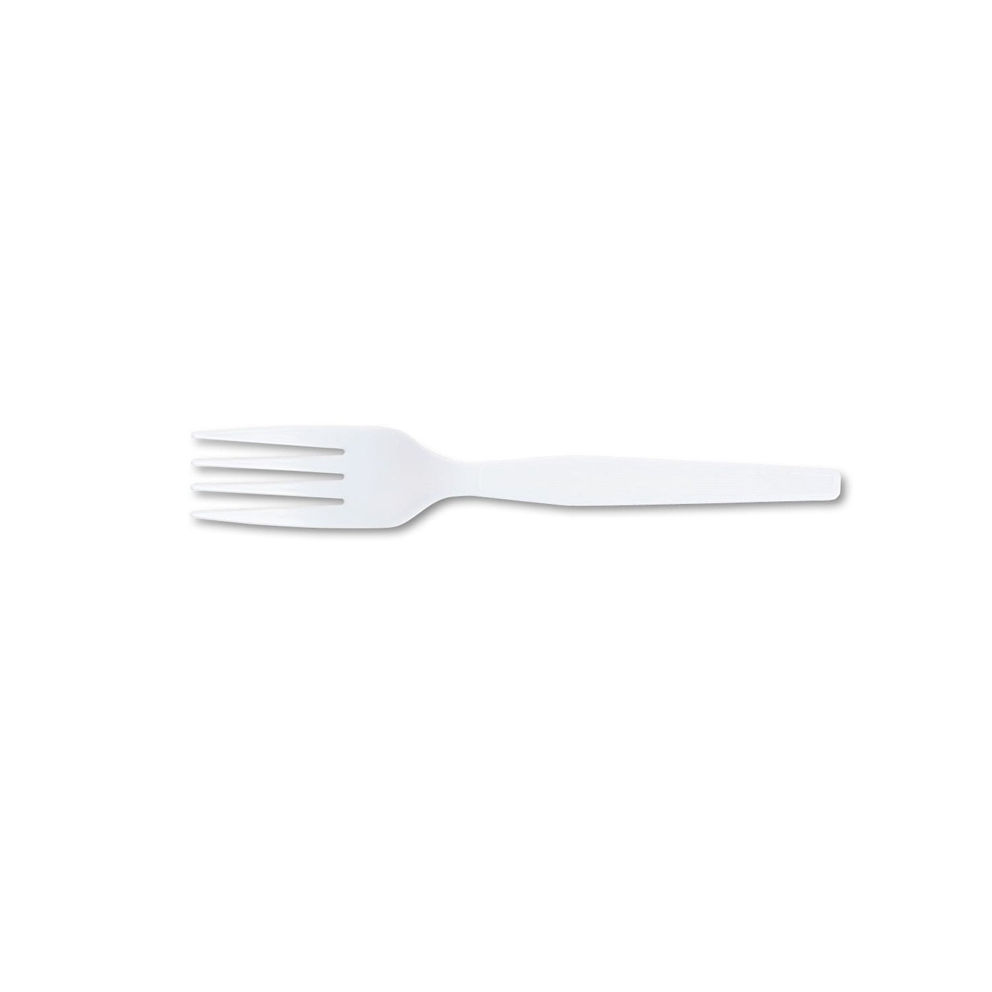 Dixie Plastic Cutlery, Heavy Mediumweight Fork, 1,000 Carton