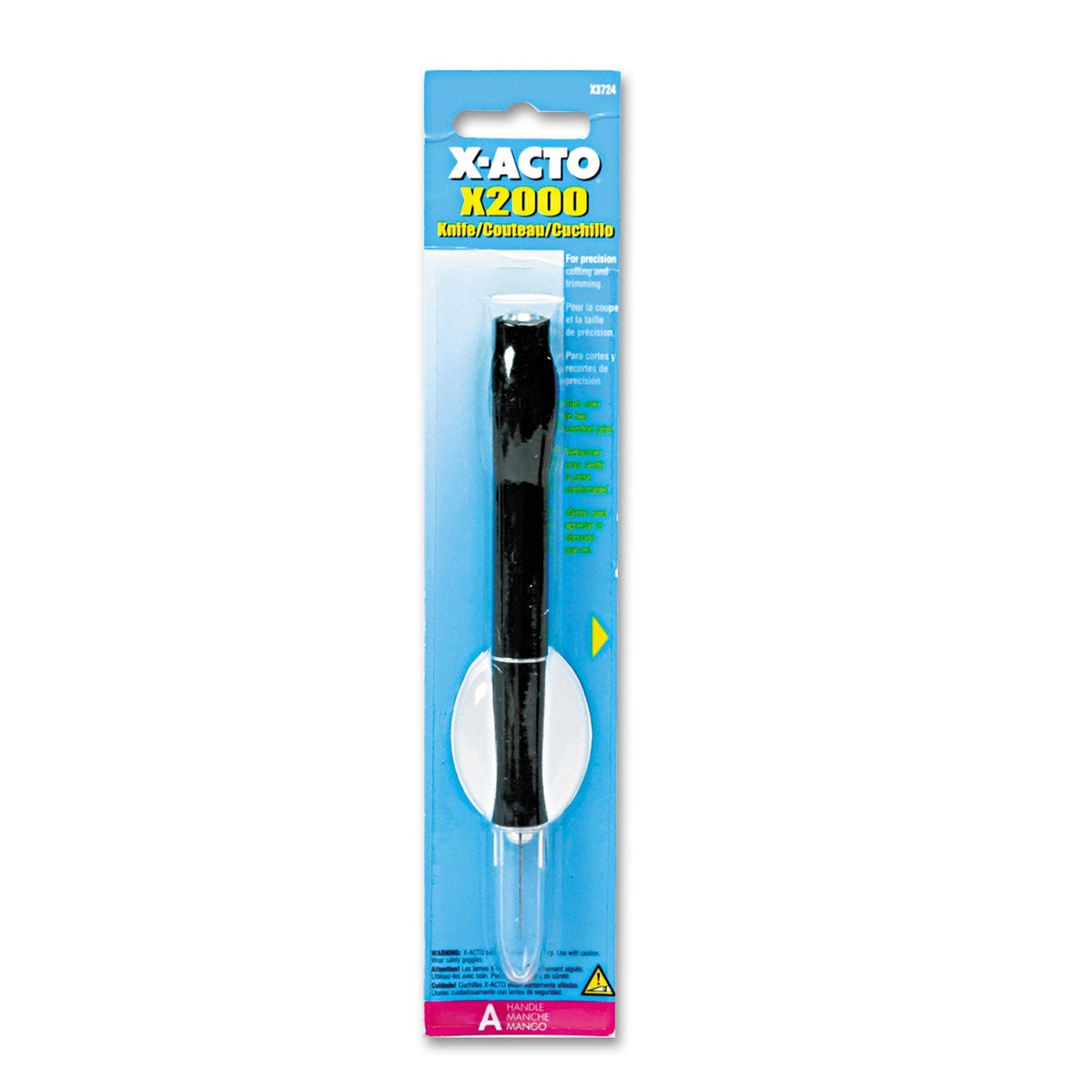 X-ACTO X2000 No-Roll Rubber Barrel Knife with #11 Replaceable Blade and Safety Cap