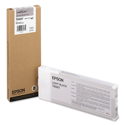 Epson T606700 (60) Ink, Light Black