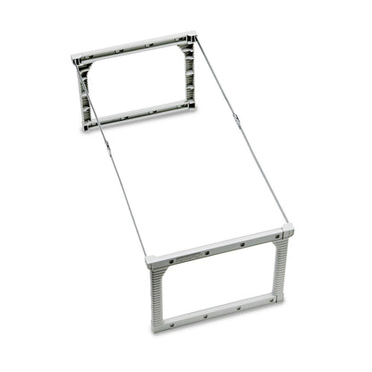 Pendaflex Plastic Snap-Together Hanging Folder Frame, Legal/Letter Size, 18" to 27" Long, White/Silver Accents
