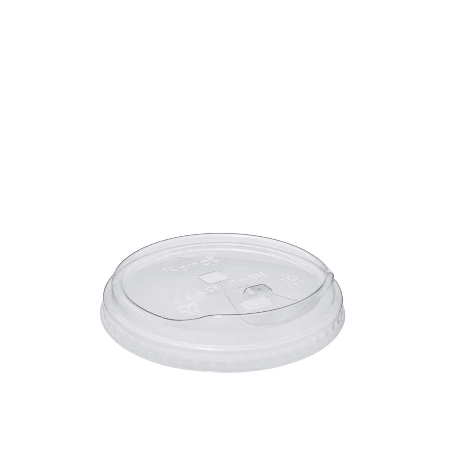 Karat Sip-Through PET Lid, 12-24oz