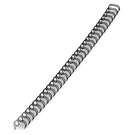 Fellowes Wire Bindings, 5/16" Diameter, 50 Sheet Capacity, Black, 25/Pack