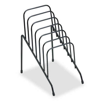 Fellowes Wire Step File Jr., 6 Sections, DL to A5 Size Files, 4.38" x 6.5" x 7.75", Black