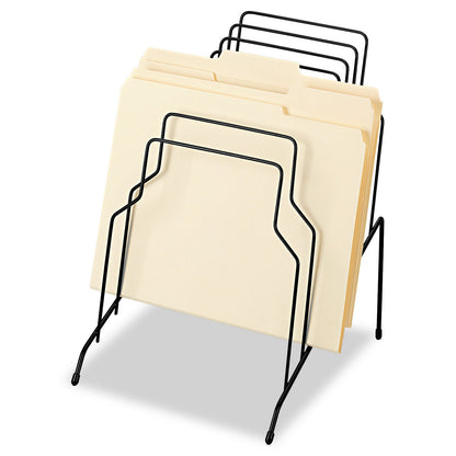Fellowes Wire Step File, 8 Sections, Letter to Legal Size Files, 10.13" x 12.13" x 11.19", Black