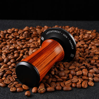 Lastaforest - Spring Loaded Tamper with Wood Handle