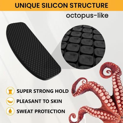 Glasses Nose Grips Non Slip  16 Pairs (Black) Silicone Eyeglass Nose Pads Anti Slip  1mm x 7mm x 16mm Adhesive Nose Pads Glasses for Comfort  Sunglass Nose Pads Cushion  Glasses Bridge Accessories