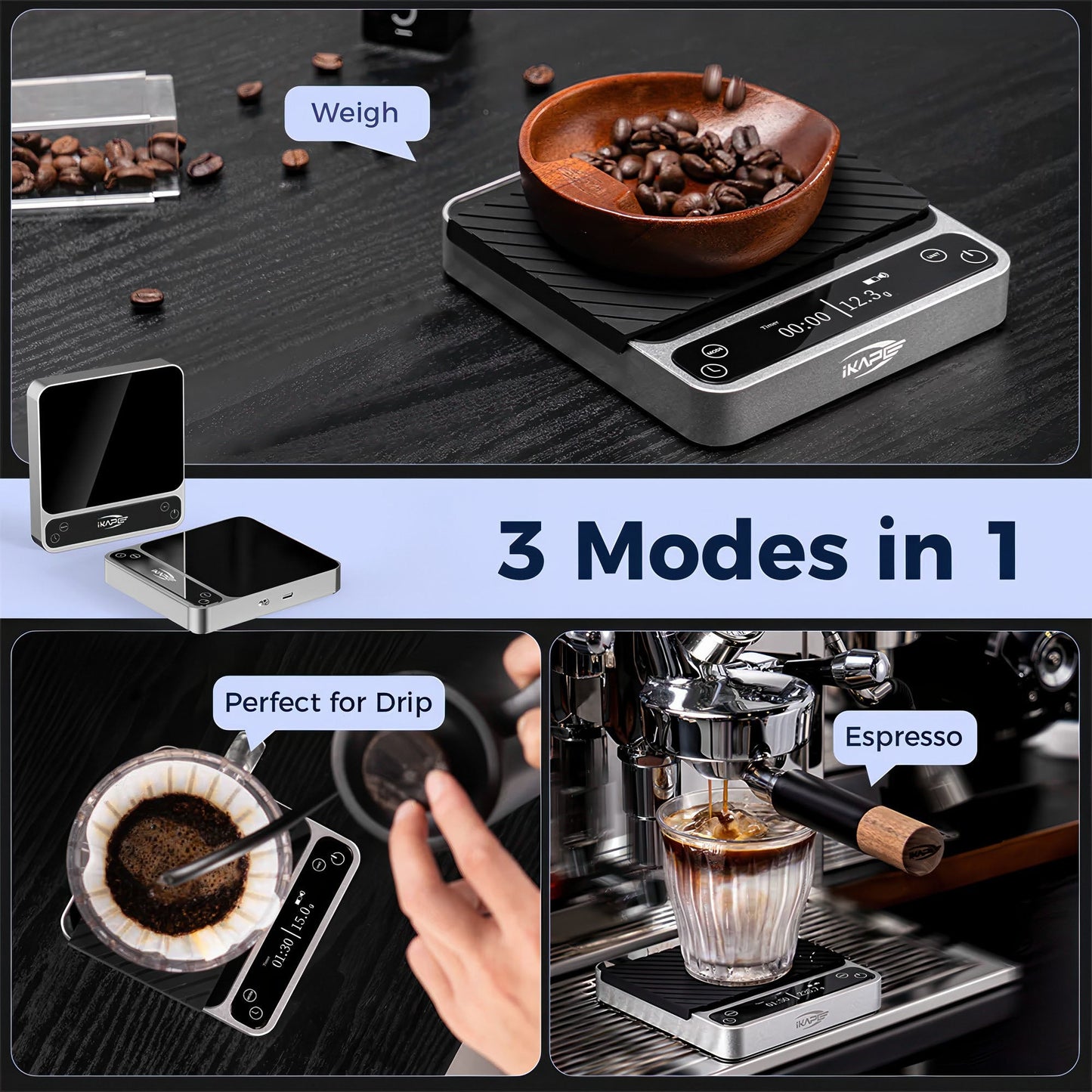 Smart Coffee Scale with Bluetooth APP V2 Pro