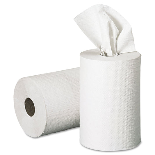 Georgia Pacific Pacific Blue Basic Nonperforated Paper Towels, 7.88" x 350 ft, White, 12 Rolls/Carton