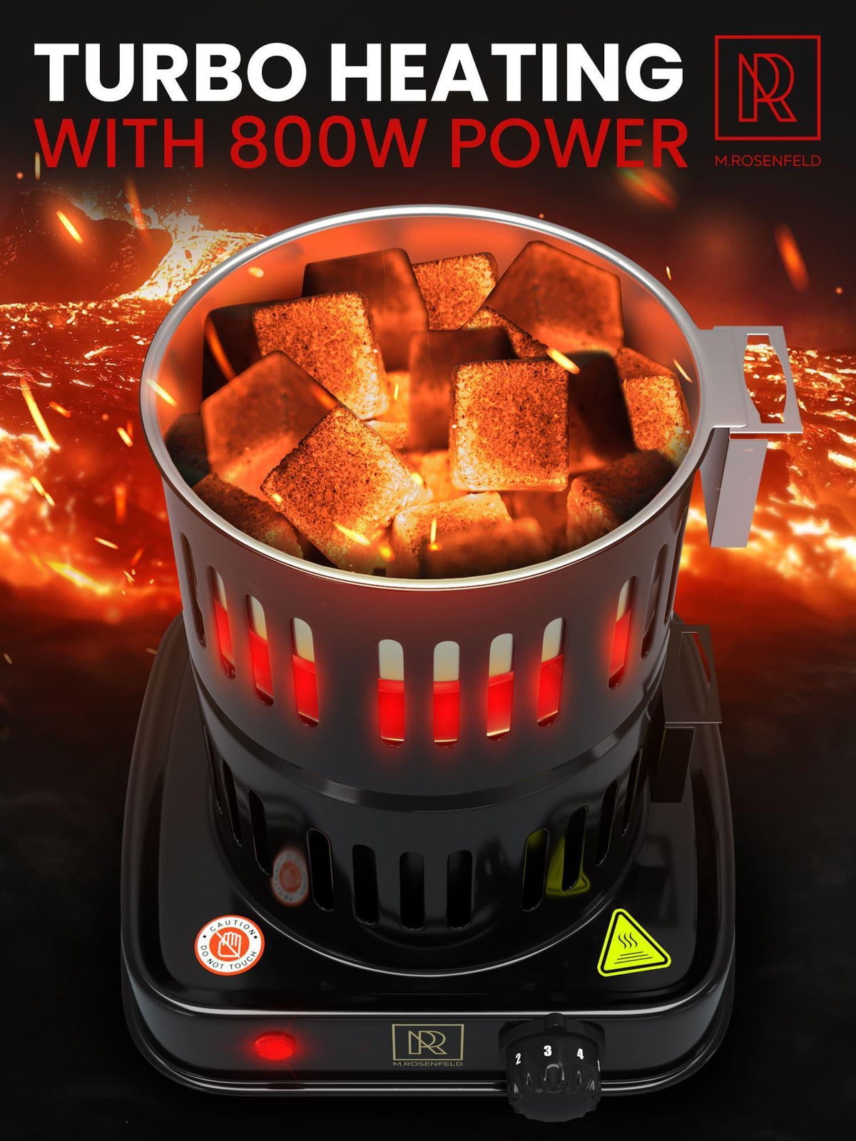 Premium Hookah Coal Burner   Black Burner for Hookah 800W – FIRE Tower