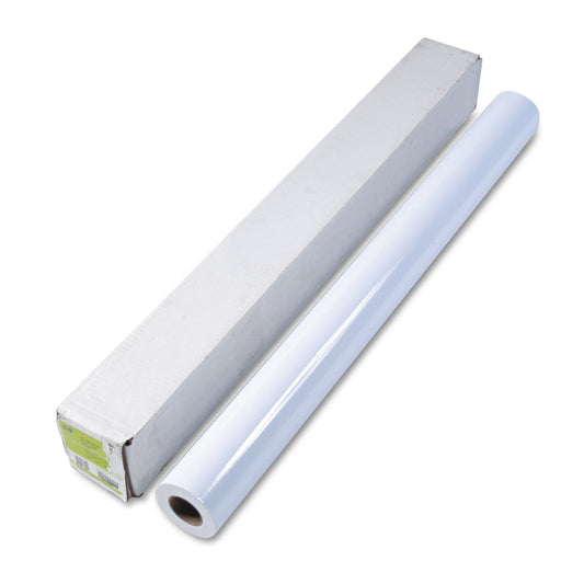 HP DesignJet Inkjet Large Format Paper, 7 mil, 42" x 100 ft, High-Gloss White