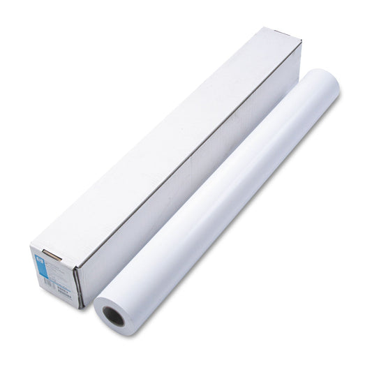 HP DesignJet Inkjet Large Format Paper, Instant-Dry, 7 mil, 36" x 100 ft, Satin White