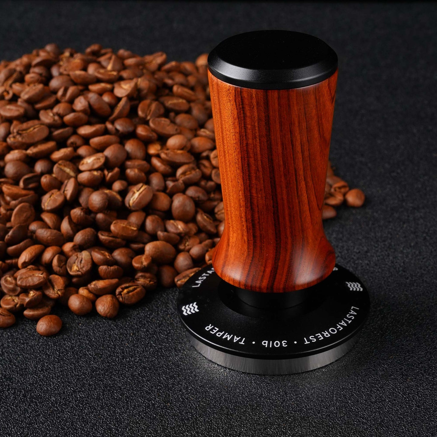 Lastaforest - Spring Loaded Tamper with Wood Handle