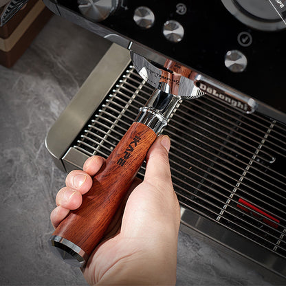 Solid Wood Handle Bottomless Portafilter