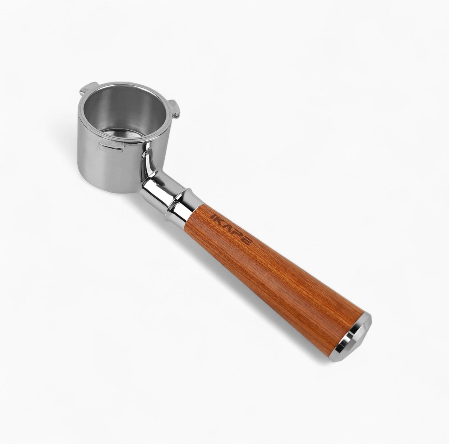 Solid Wood Handle Bottomless Portafilter