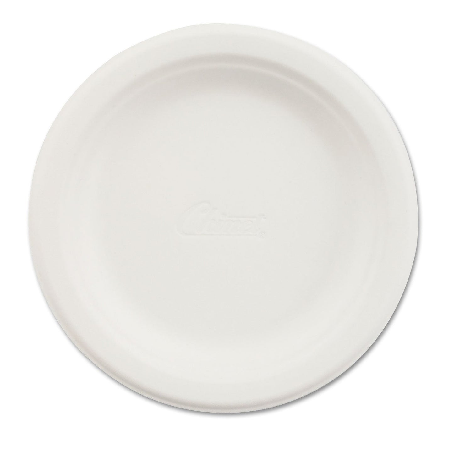 Chinet Paper Dinnerware, Plate, 6" dia, White, 125/Pack