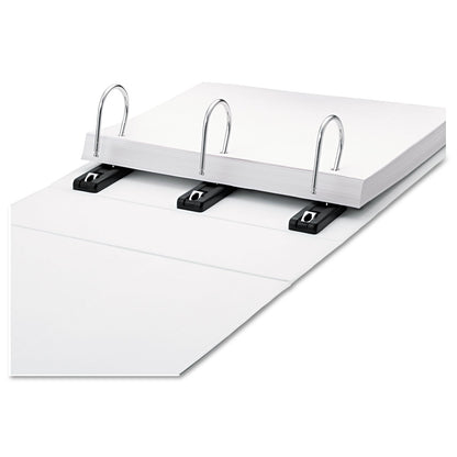 find It Gapless Loop Ring View Binder, 3 Rings, 4" Capacity, 11 x 8.5, White