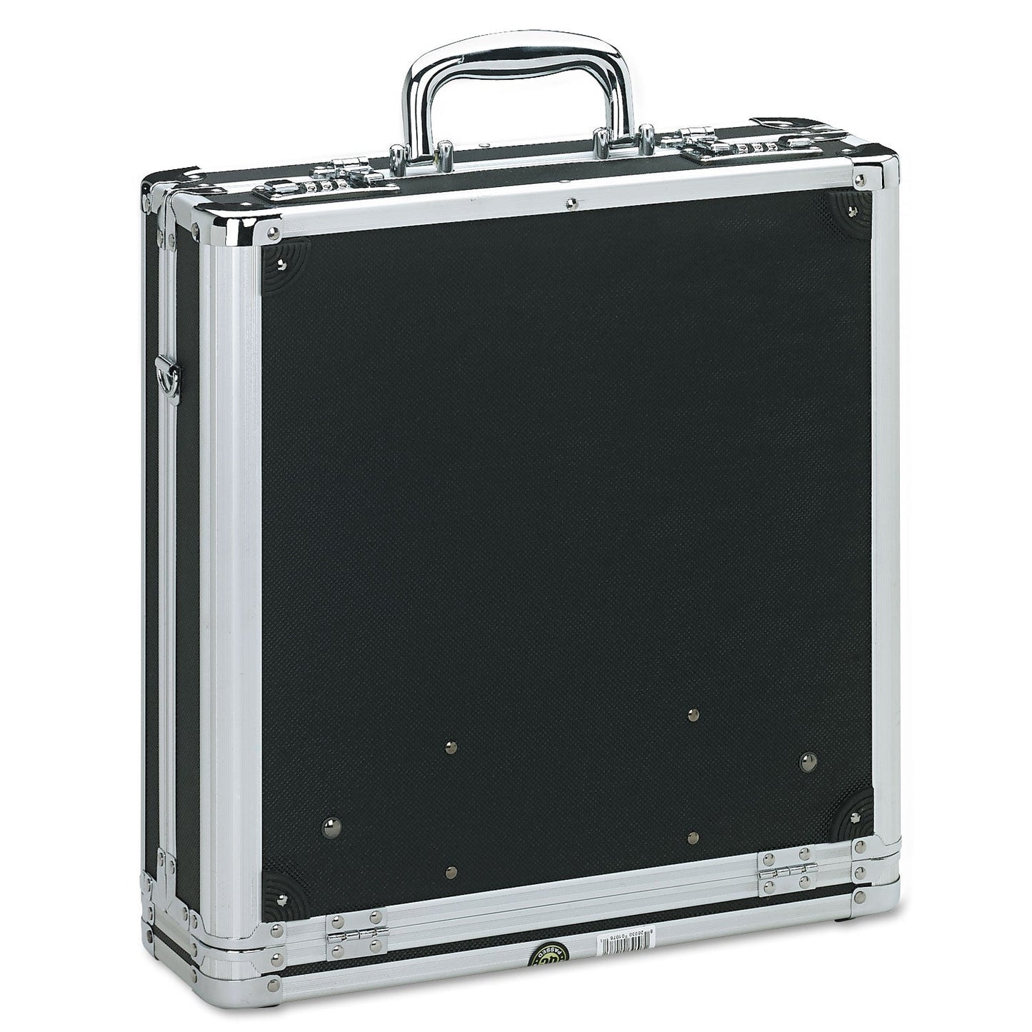 Vaultz Locking Media Binder, Holds 200 Discs, Black