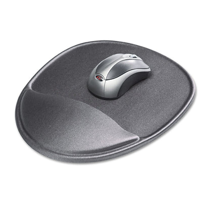 Kelly Computer Supply Mouse Pad with Wrist Rest, 8.75 x 10.75, Slate