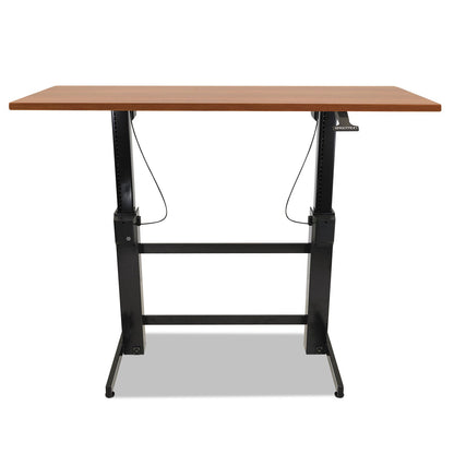 WorkFit-B Sit-Stand Base, Up to 88 lb, 42" x 26" x 32" to 51.5", Black