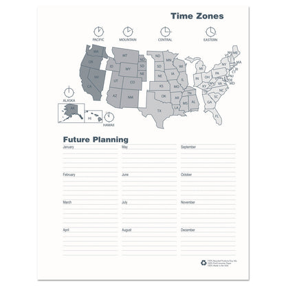 House of Doolittle 24-Month Recycled Ruled Monthly Planner, 11 x 8.5, Black Cover, 24-Month (Jan to Dec): 2023 to 2024