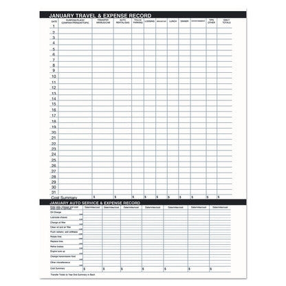 House of Doolittle 14-Month Recycled Ruled Monthly Planner, 8.75 x 6.78, Black Cover, 14-Month (Dec to Jan): 2022 to 2024