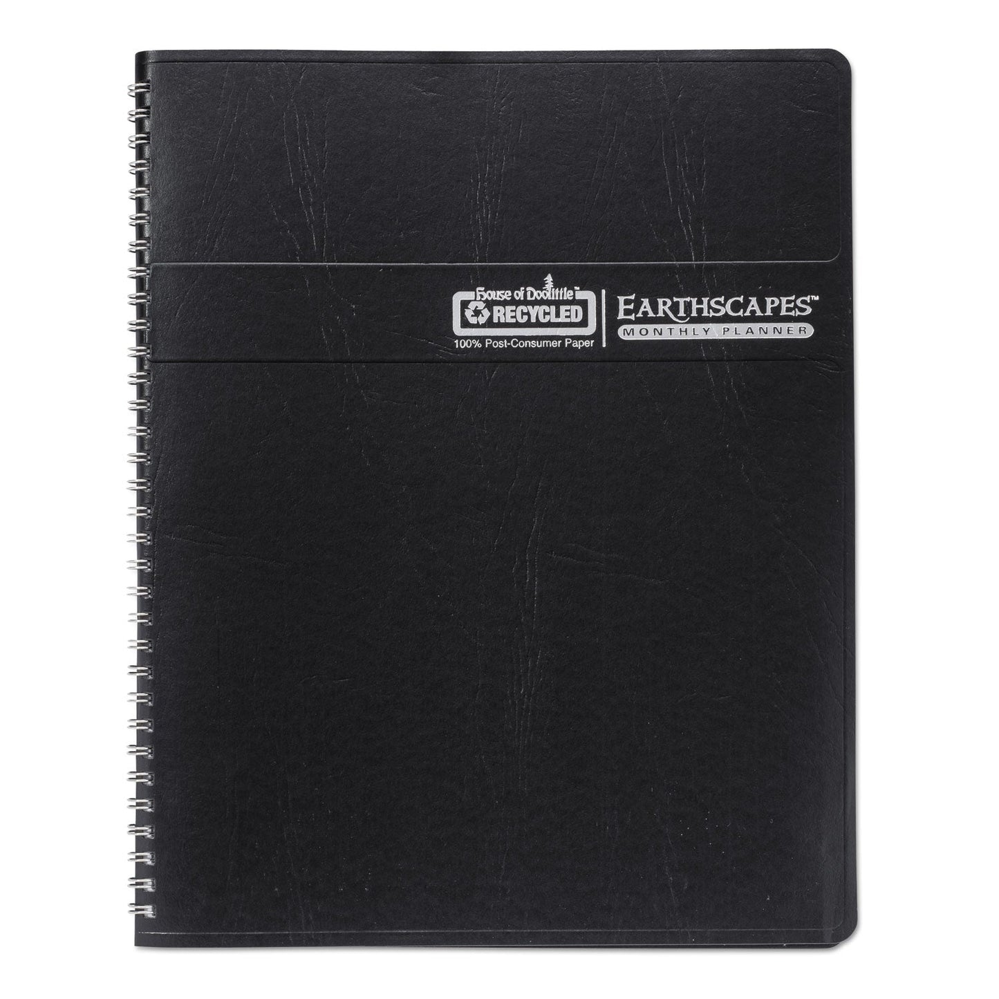 House of Doolittle Earthscapes Recycled Ruled Monthly Planner, Landscapes Color Photos, 11 x 8.5, Black Cover, 14-Month (Dec-Jan): 2022-2024