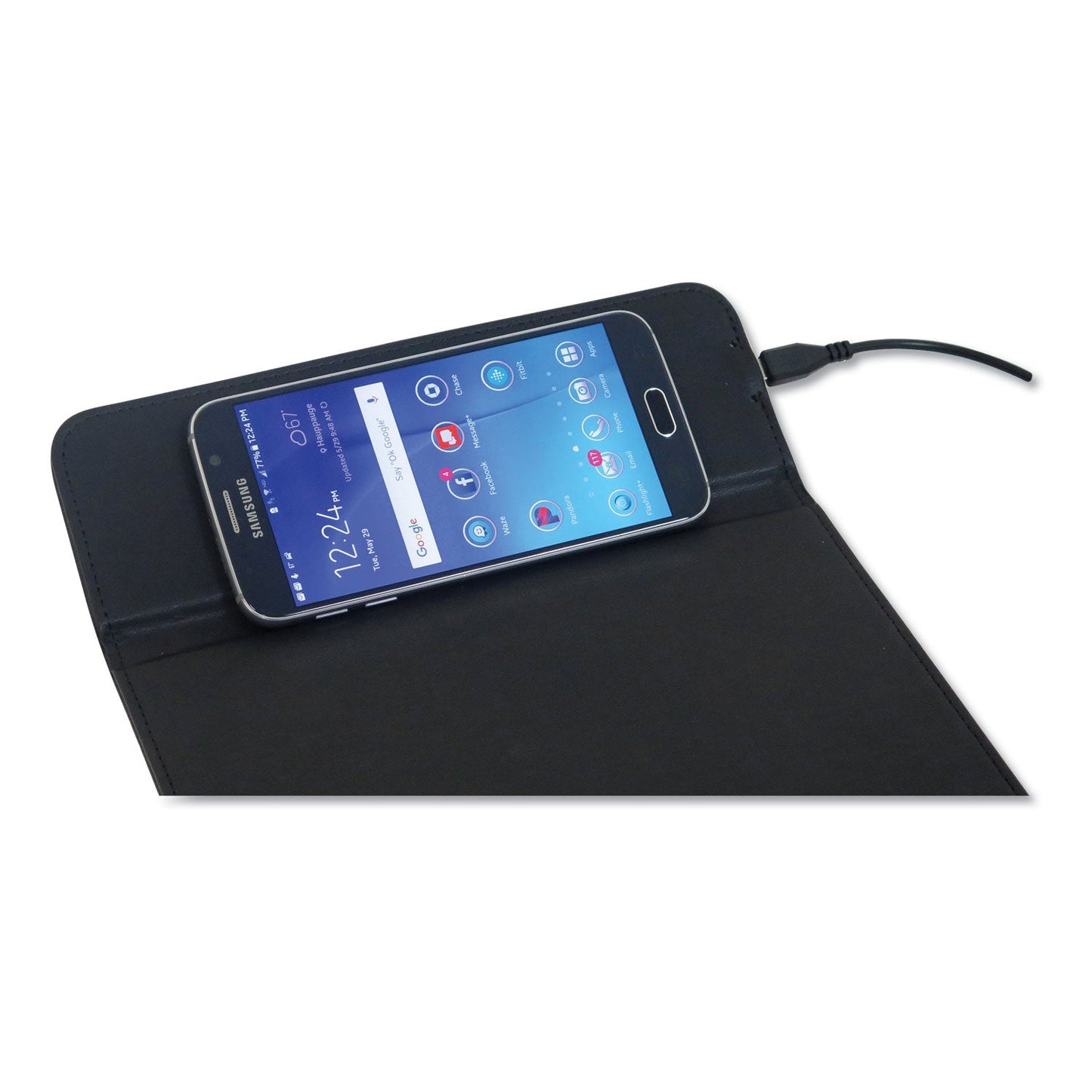 Artistic Wireless Charging Pads, Qi Wireless Charging, 5W, 11", Black