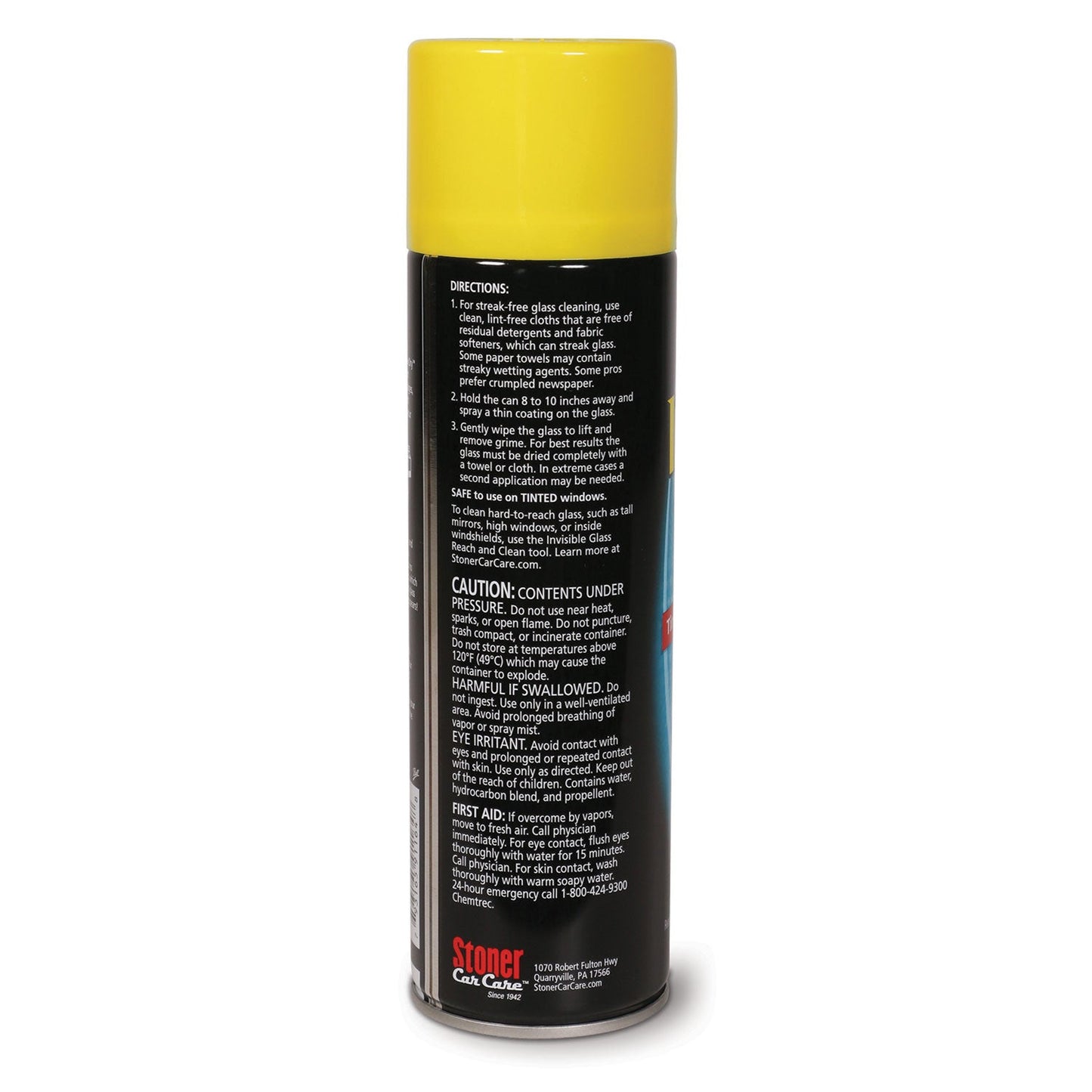 Invisible Glass Premium Glass Cleaner, 19 oz Aerosol Spray, 6/Carton