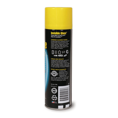 Invisible Glass Premium Glass Cleaner, 19 oz Aerosol Spray, 6/Carton