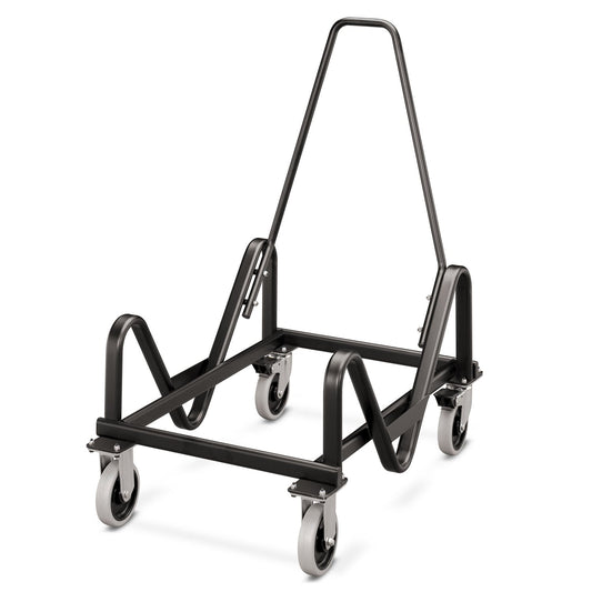 HON Olson Stacker Series Cart, Metal, 21.38" x 35.5" x 37", Black