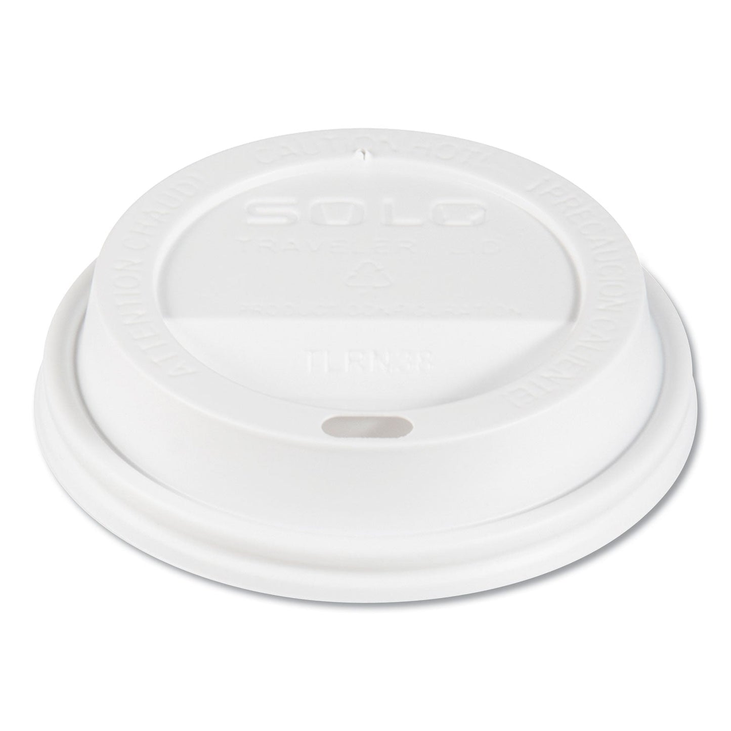 Dart Traveler Cappuccino Style Dome Lid, Fits 10 oz Cups, White, 100/Pack, 10 Packs/Carton