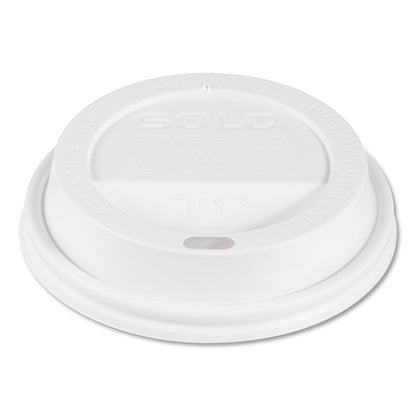 Dart Traveler Cappuccino Style Dome Lid, Fits 10 oz Cups, White, 100/Pack, 10 Packs/Carton