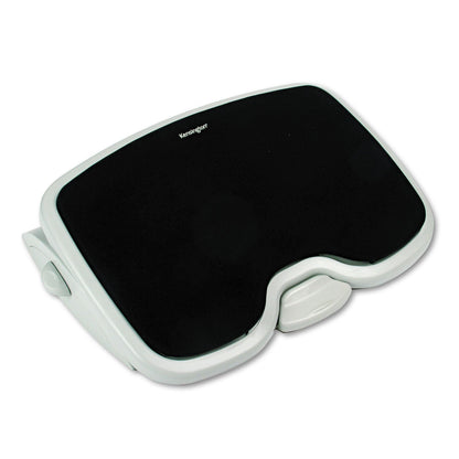 Kensington SoleMate Comfort Footrest with SmartFit System, 21.5w x 14d x 3.5 to 5h, Gray/Black