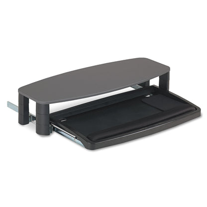 Kensington Over/Under Keyboard Drawer with SmartFit System, 14.5w x 23d, Black