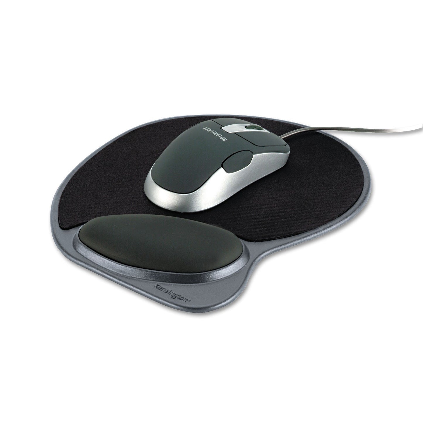 Kensington Memory Foam Mouse Pad Wrist Pillow, 10 x 9.87, Black