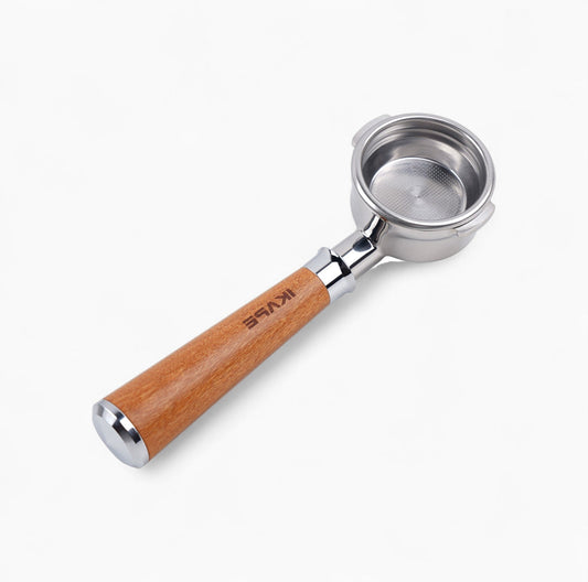 Solid Wood Handle Bottomless Portafilter
