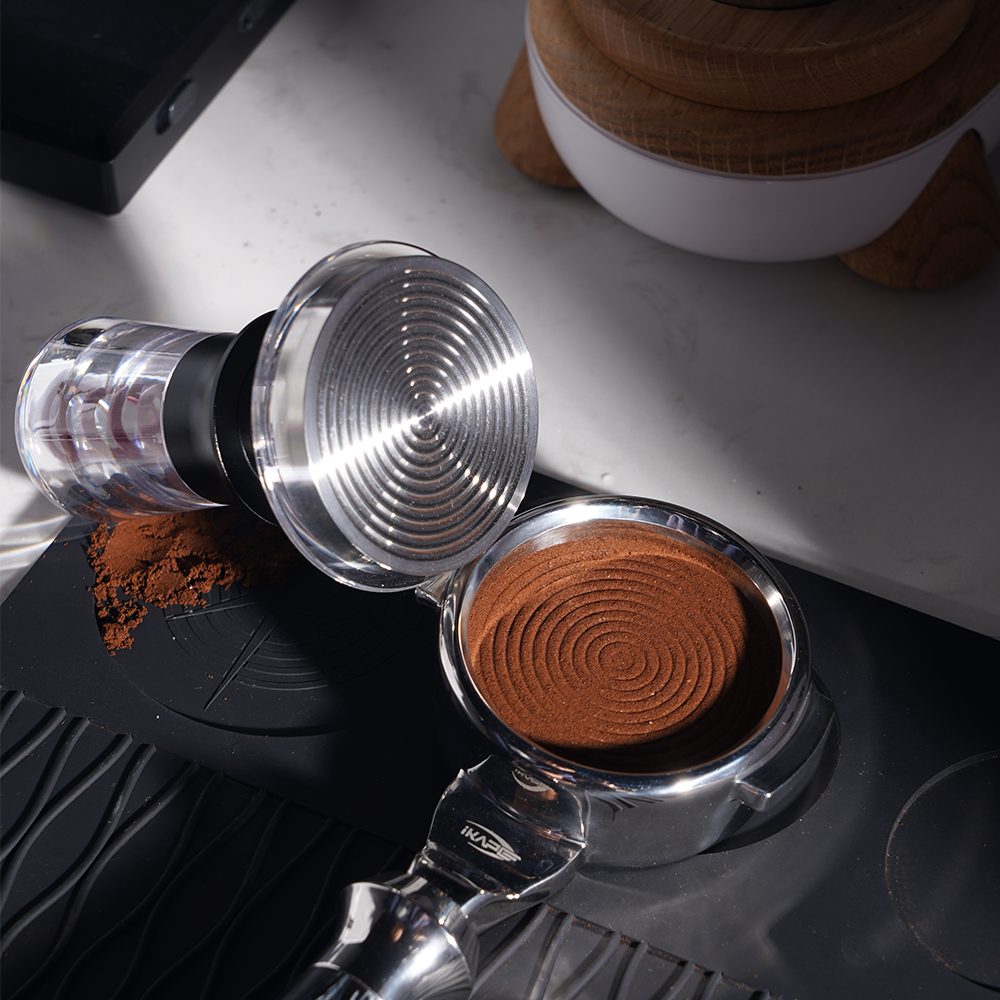 Transparent Coffee Calibrated Tamper