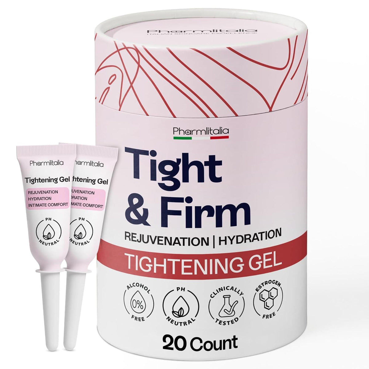Vag Tightening Gel for Intimate Hydration & Rejuvenation   Natural Tightening Support for Vag Health   Feminine Care Gel for Dryness Firmness & Moisture Balance (20 Count (Pack of 1))