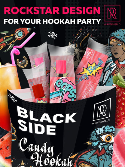 Black Candy Hookah Tips   10 pcs Glow in The Dark Jolly Tips   Individually Wrapped Hookah Tips Lollipop Shisha Accessories   Different Hookah Candy Tips Delicious Flavors   Hookah Tips Disposable