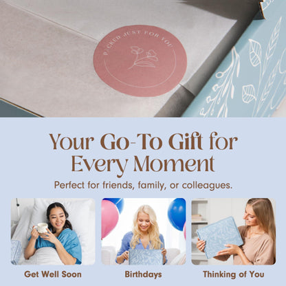 Unboxme Mini Healer Spa Gift Basket for Women – Self Care Gift Box & Wellness Care Package with Card Relaxation Gift for Birthday or Get Well Soon