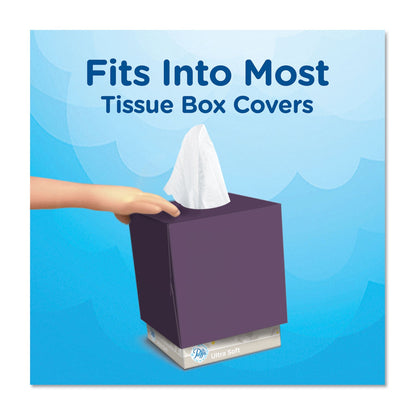 Puffs Ultra Soft Facial Tissue, 2-Ply, White, 56 Sheets/Box, 4 Boxes/Pack, 6 Packs/Carton