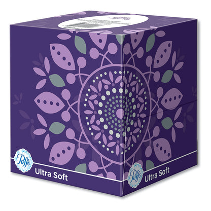 Puffs Ultra Soft Facial Tissue, 2-Ply, White, 56 Sheets/Box