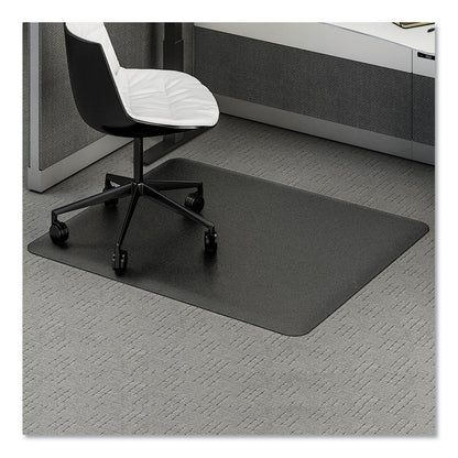 deflecto Ergonomic Sit Stand Mat, 53 x 45, Black