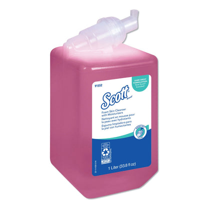 Scott Pro Foam Skin Cleanser with Moisturizers, Light Floral, 1,000 mL Bottle, 6/Carton