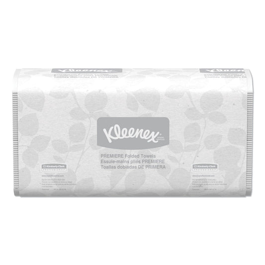 Kleenex Premiere Folded Towels, 9.4 x 12,4, White, 120/Pack, 25 Packs/Carton